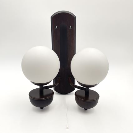Brilagi - LED Nástenné svietidlo COTTAGE 2xG9/40W/230V buk/biela
