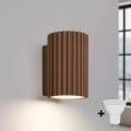 Brilagi - LED Nástenné svietidlo CRESTO 1xGU10/10W/230V 10 cm hnedé