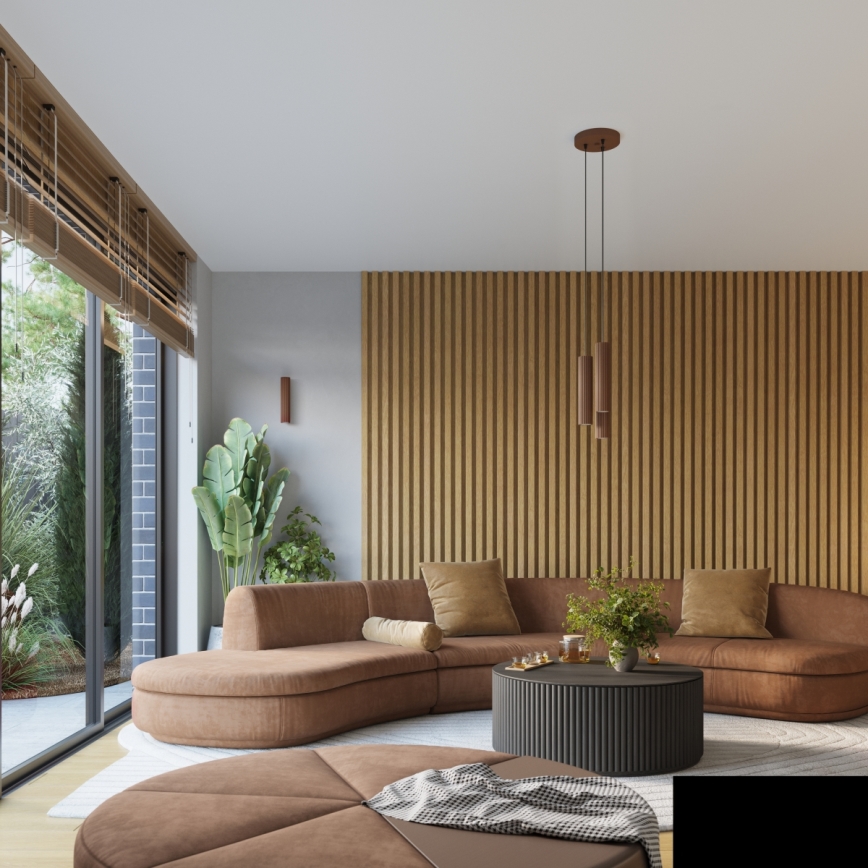 Brilagi - LED Nástenné svietidlo CRESTO 1xGU10/10W/230V 10 cm hnedé