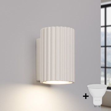 Brilagi - LED nástenné svietidlo CRESTO 1xGU10/10W/230V 10 cm krémové