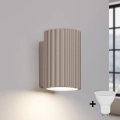 Brilagi - LED nástenné svietidlo CRESTO 1xGU10/10W/230V 10 cm taupe