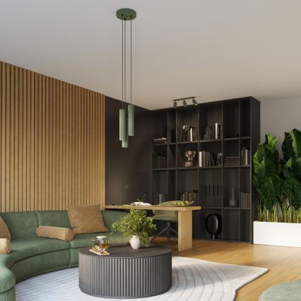 Brilagi - LED nástenné svietidlo CRESTO 1xGU10/10W/230V 10 cm zelená