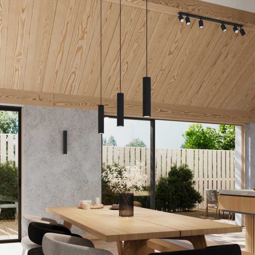 Brilagi - LED Nástenné svietidlo CRESTO 2xGU10/10W/230V 20 cm čierna