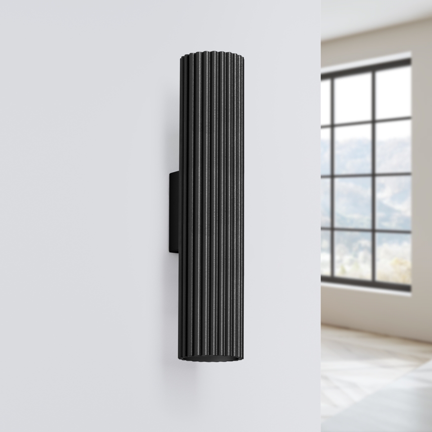 Brilagi - LED nástenné svietidlo CRESTO 2xGU10/10W/230V 30 cm čierne