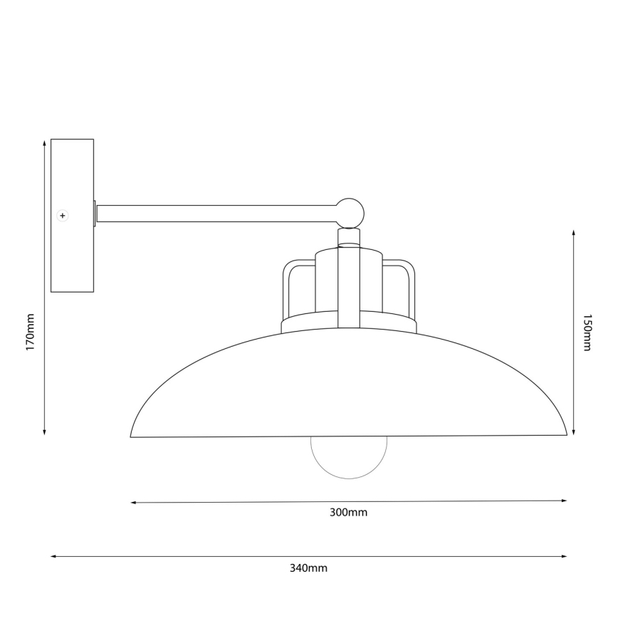 Brilagi - LED Nástenné svietidlo FLAMENGO 1xE27/60W/230V zelená