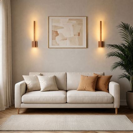 BRILAGI - LED Nástenné svietidlo GARDALINE LED/90W/230V 60 cm dub