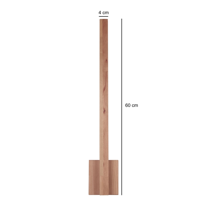 BRILAGI - LED Nástenné svietidlo GARDALINE LED/90W/230V 60 cm dub