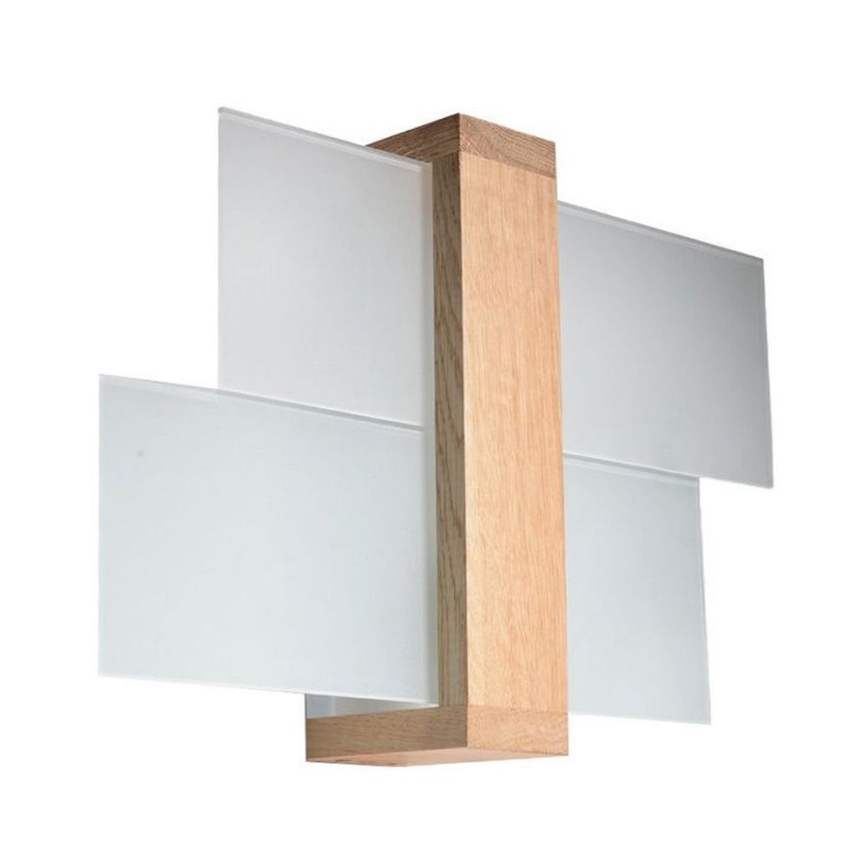Brilagi -  LED Nástenné svietidlo HERA 1xE27/7,5W/230V drevo