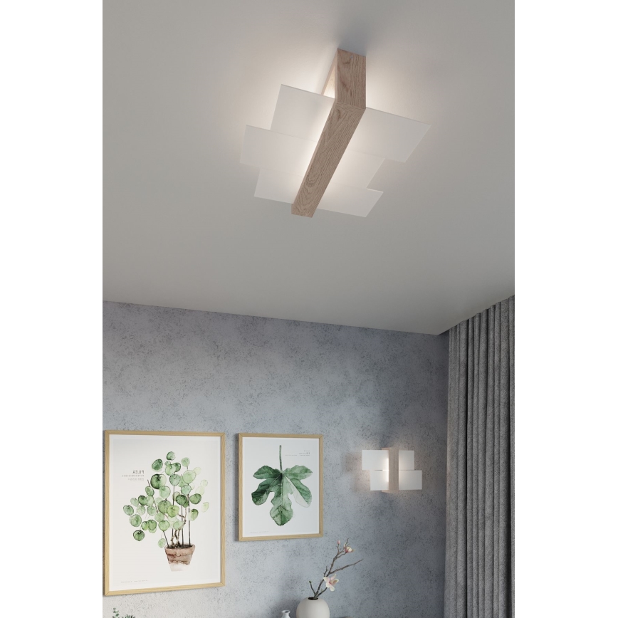 Brilagi -  LED Nástenné svietidlo HERA 1xE27/7,5W/230V drevo