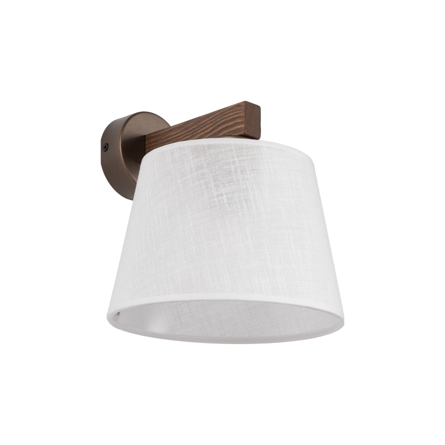 BRILAGI - LED nástenné svietidlo LATTE 1xE27/15W/230V borovica/biela