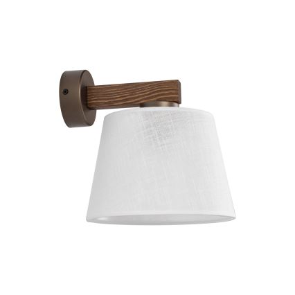 BRILAGI - LED nástenné svietidlo LATTE 1xE27/15W/230V borovica/biela