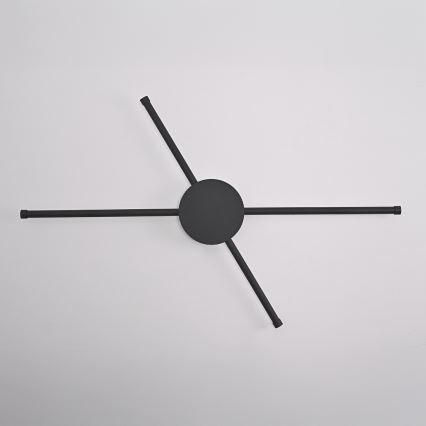 Brilagi - LED Nástenné svietidlo LUGO QUATTRO LED/16W/230V čierna