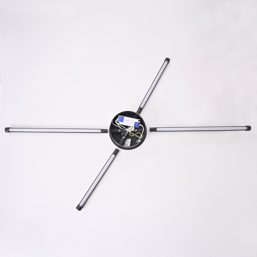 Brilagi - LED Nástenné svietidlo LUGO QUATTRO LED/16W/230V čierna
