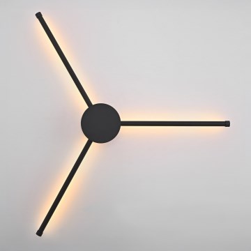Brilagi - LED Nástenné svietidlo LUGO TRE LED/14W/230V čierna