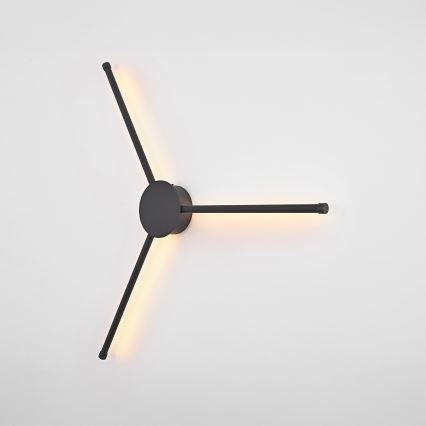 Brilagi - LED Nástenné svietidlo LUGO TRE LED/14W/230V čierna