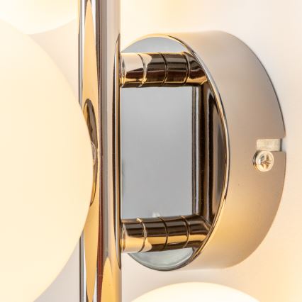 Brilagi - LED nástenné svietidlo MILLA 3xG9/3W/230V čierny chróm/biela