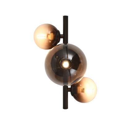 Brilagi - LED nástenné svietidlo MILLA 3xG9/3W/230V hnedá/dymovo-hnedá