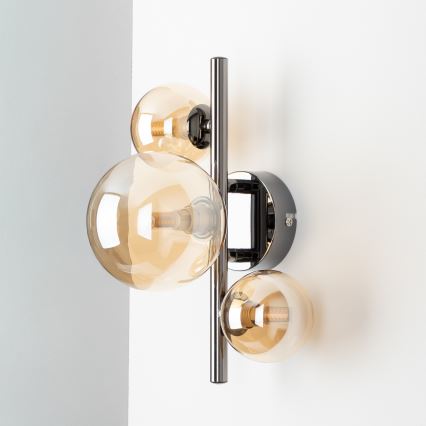 Brilagi - LED Nástenné svietidlo MILLA 3xG9/3W/230V lesklý chróm/zlatá