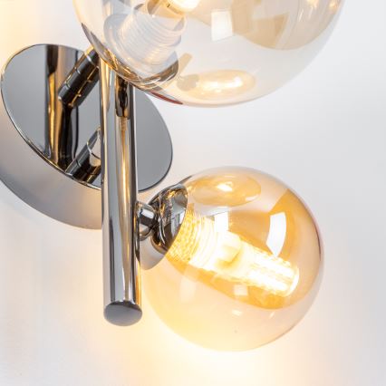 Brilagi - LED Nástenné svietidlo MILLA 3xG9/3W/230V lesklý chróm/zlatá