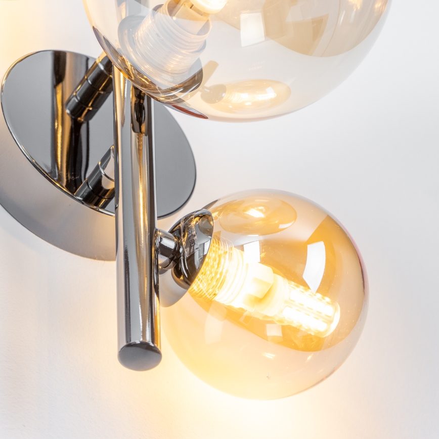 Brilagi - LED Nástenné svietidlo MILLA 3xG9/3W/230V lesklý chróm/zlatá