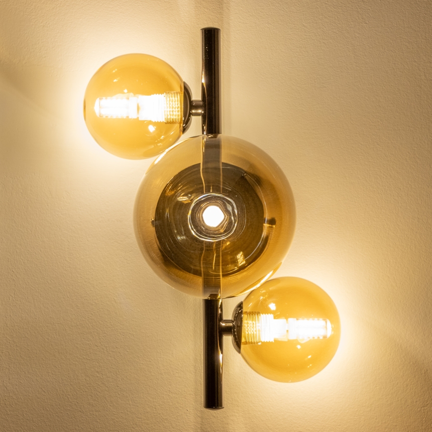 Brilagi - LED Nástenné svietidlo MILLA 3xG9/3W/230V lesklý chróm/zlatá