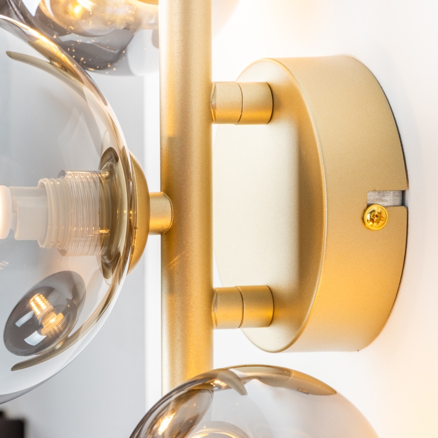 Brilagi - LED Nástenné svietidlo MILLA 3xG9/3W/230V zlatá/dymová