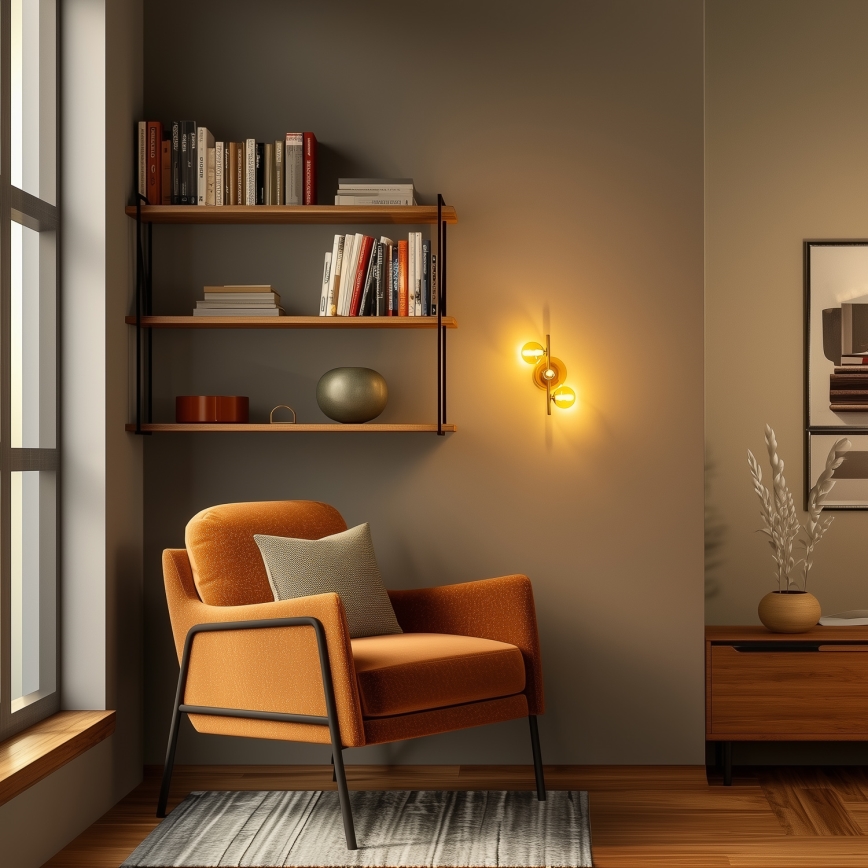 Brilagi - LED Nástenné svietidlo MILLA 3xG9/3W/230V zlatá