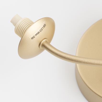 Brilagi - LED Nástenné svietidlo MISTEL 3xG9/3W/230V zlatá/biela