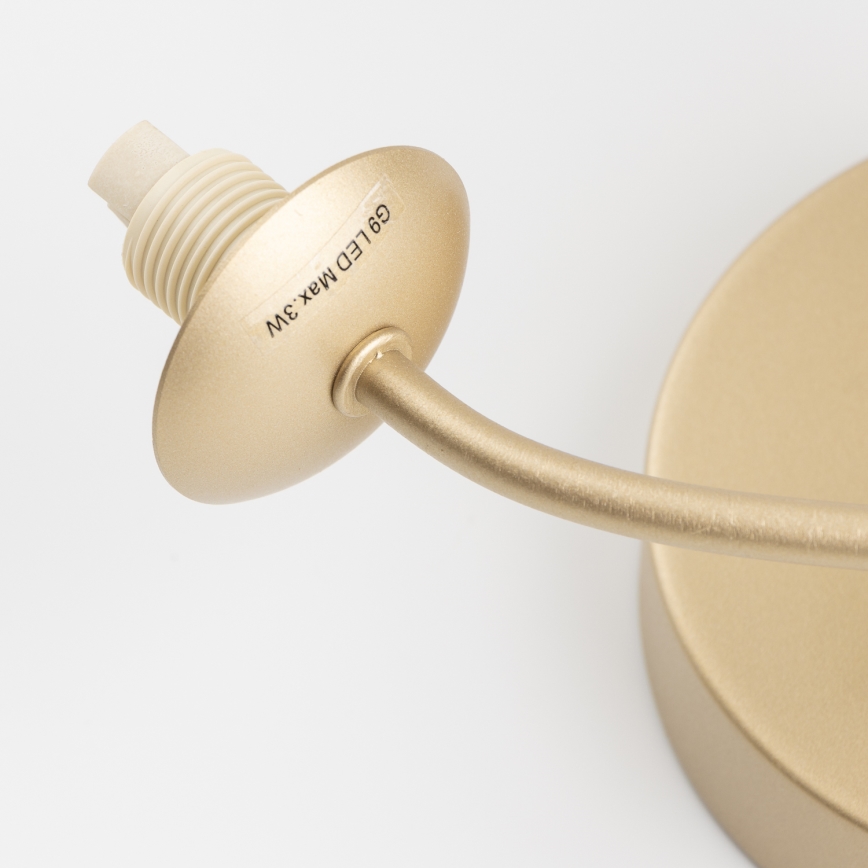 Brilagi - LED Nástenné svietidlo MISTEL 3xG9/3W/230V zlatá