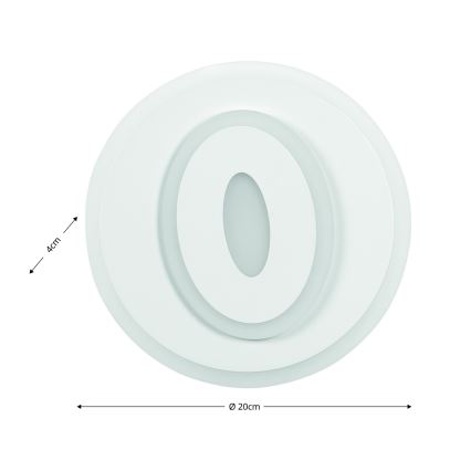 Brilagi - LED Nástenné svietidlo MODERN MINI LED/26W/230V 3000/4000/6000K