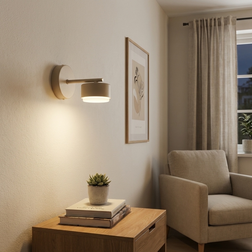 Brilagi - LED nástenné svietidlo MONO 1xGX53/12W/230V béžové