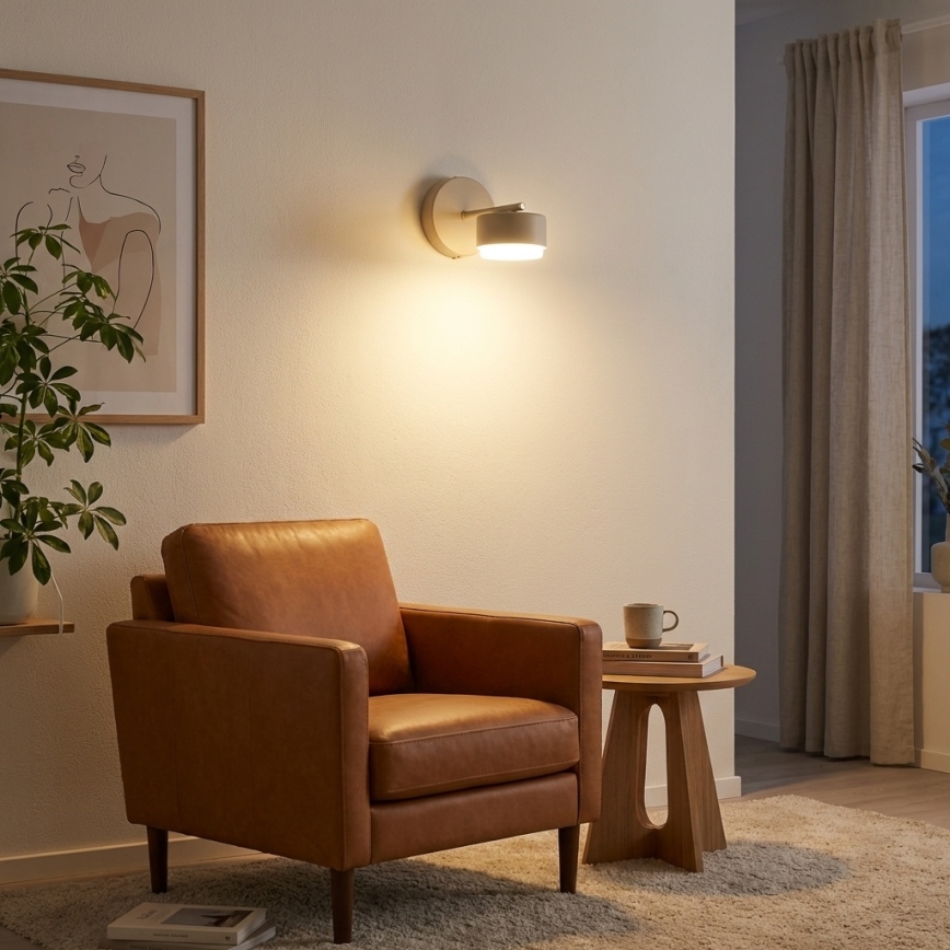 Brilagi - LED nástenné svietidlo MONO 1xGX53/12W/230V béžové