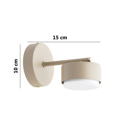 Brilagi - LED nástenné svietidlo MONO 1xGX53/12W/230V béžové