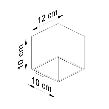 Brilagi -  LED Nástenné bodové svietidlo MURO 1xG9/3,5W/230V betón