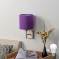 BRILAGI - LED Nástenné svietidlo NUBILA 1xE27/60W/230V matný chróm/fialová