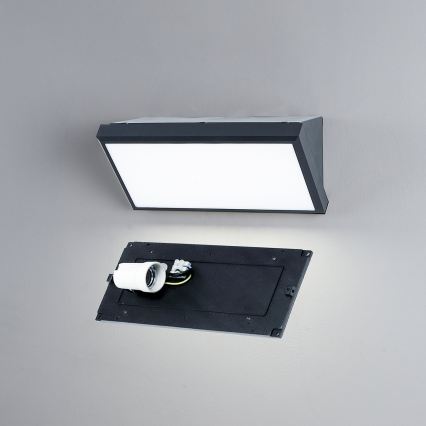 Brilagi - LED stmievateľné vonkajšie nástenné svietidlo TRIANGLE 1xE27/6W/230V 2700-6500K IP65 antracitové