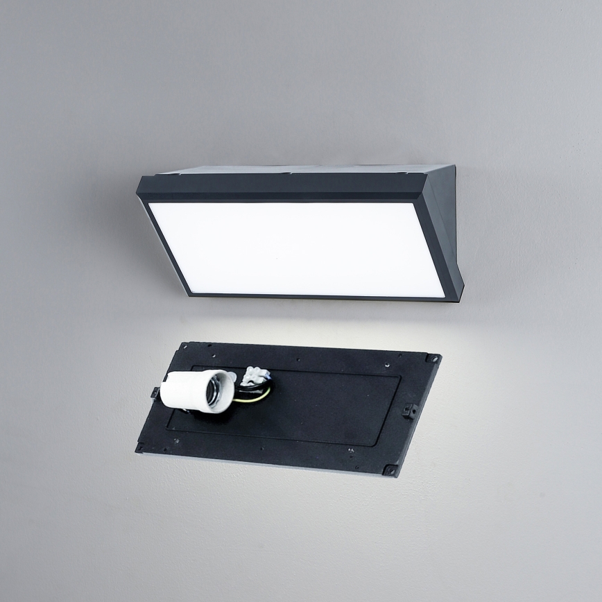 Brilagi - LED stmievateľné vonkajšie nástenné svietidlo TRIANGLE 1xE27/6W/230V 2700-6500K IP65 antracitové