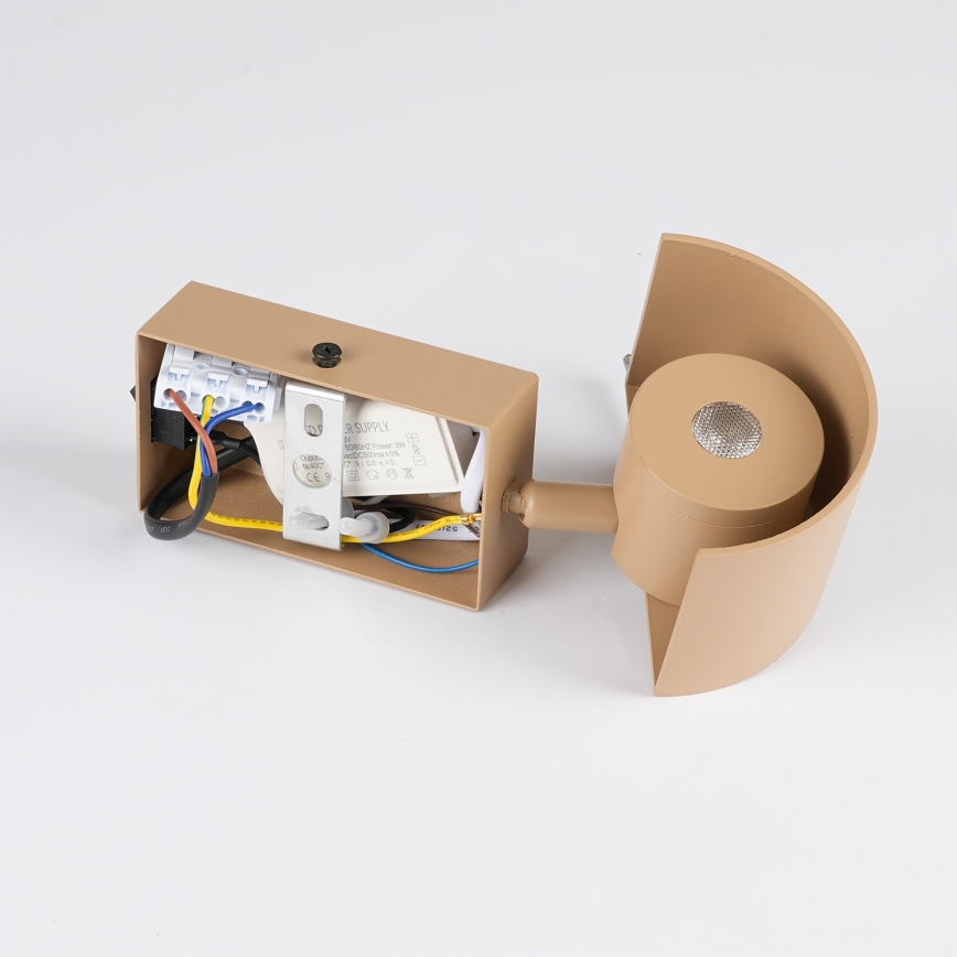 Brilagi - LED nástenné svietidlo VASTO LED/3W/230V béžové