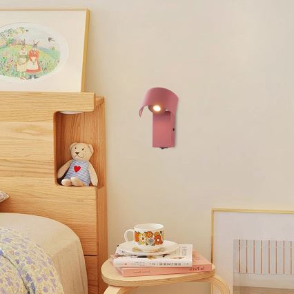 Brilagi - LED nástenné svietidlo VASTO LED/3W/230V ružové