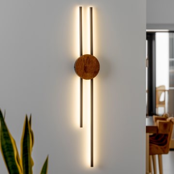 Brilagi - LED Nástenné svietidlo WOODY COLLINE LED/15W/230V 80 cm dub čerešňa