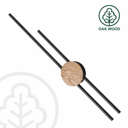 Brilagi - LED Nástenné svietidlo WOODY COLLINE LED/15W/230V 80 cm dub