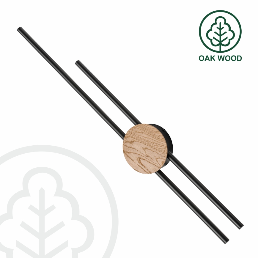 Brilagi - LED Nástenné svietidlo WOODY COLLINE LED/15W/230V 80 cm dub