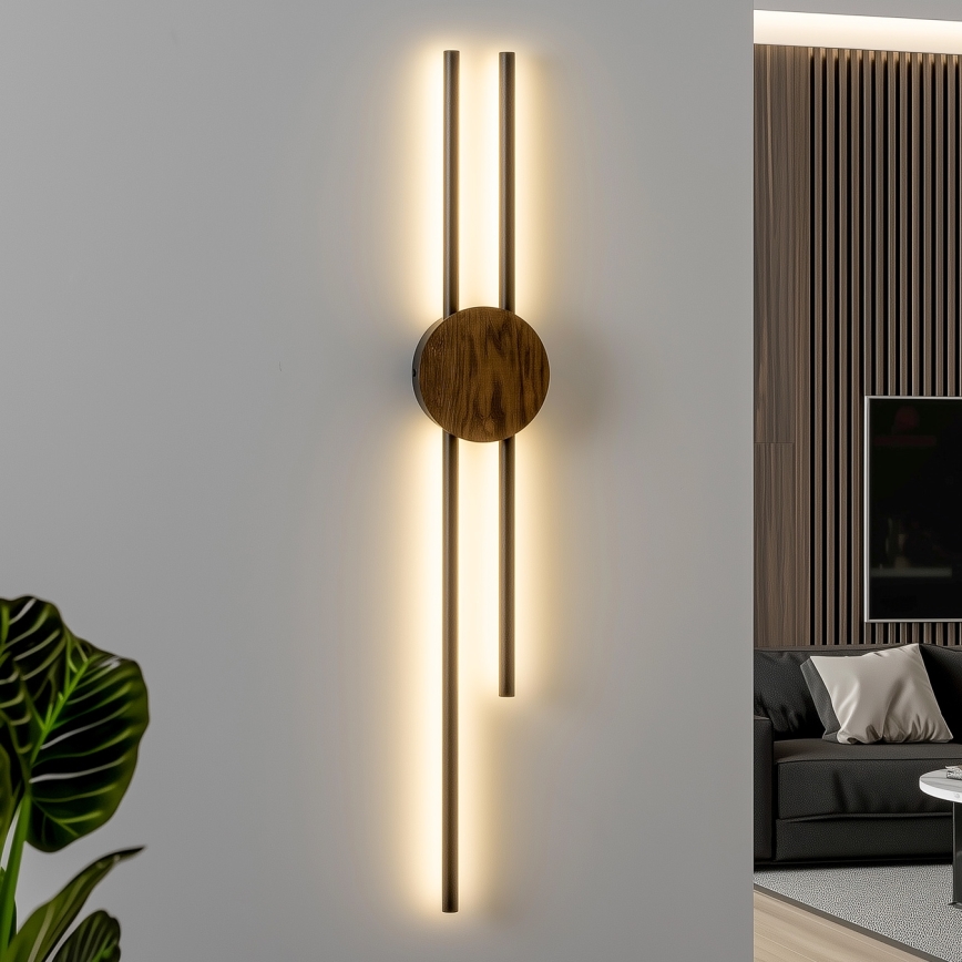 Brilagi - LED Nástenné svietidlo WOODY COLLINE LED/15W/230V 80 cm dub