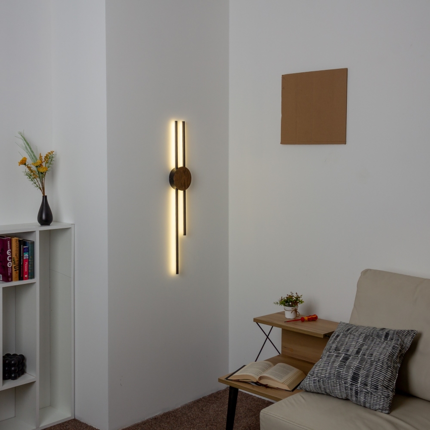 Brilagi - LED Nástenné svietidlo WOODY COLLINE LED/15W/230V 80 cm dub