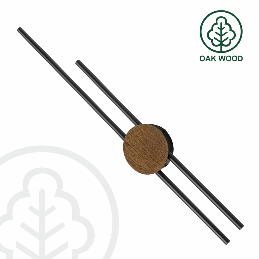 Brilagi - LED Nástenné svietidlo WOODY COLLINE LED/15W/230V 80 cm dub