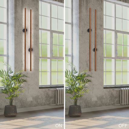 Brilagi - LED Nástenné svietidlo WOODY LINE LED/7W/230V 4000K 60 cm dub čerešňa