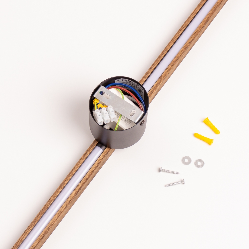 Brilagi - LED nástenné svietidlo WOODY LINE LED/7W/230V 4000K 60 cm dub orech