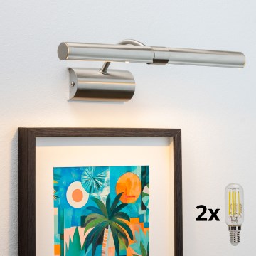 Brilagi - LED Obrazové svietidlo DANAE 2xE14/4W/230V 3000K matný chróm
