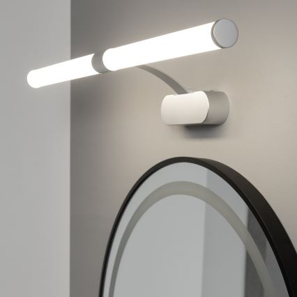 Brilagi - LED osvetlenie zrkadla do kúpeľne 2v1 TUBEO LED/8W/230V 60 cm IP44 strieborná