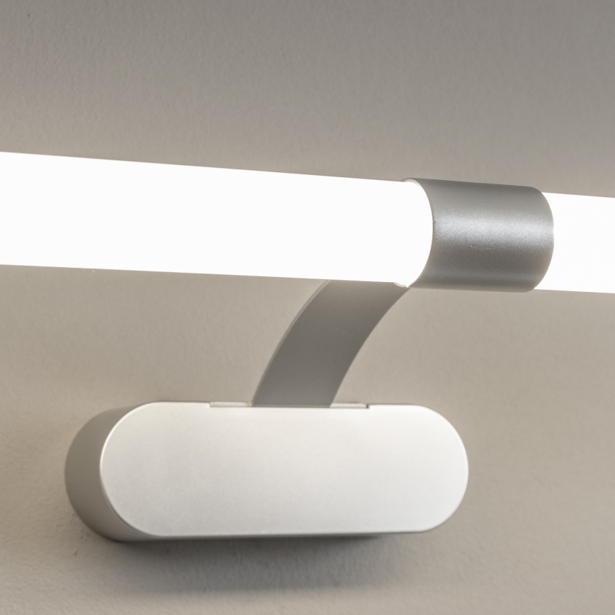 Brilagi - LED osvetlenie zrkadla do kúpeľne 2v1 TUBEO LED/8W/230V 60 cm IP44 strieborná